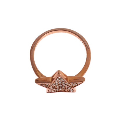 Nialaya Womens Clear CZ Star 925 Silver Ring Ring