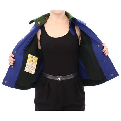 Andrea Incontri Habsburg Blue Green Wool Jacket Coat Coats & Jackets