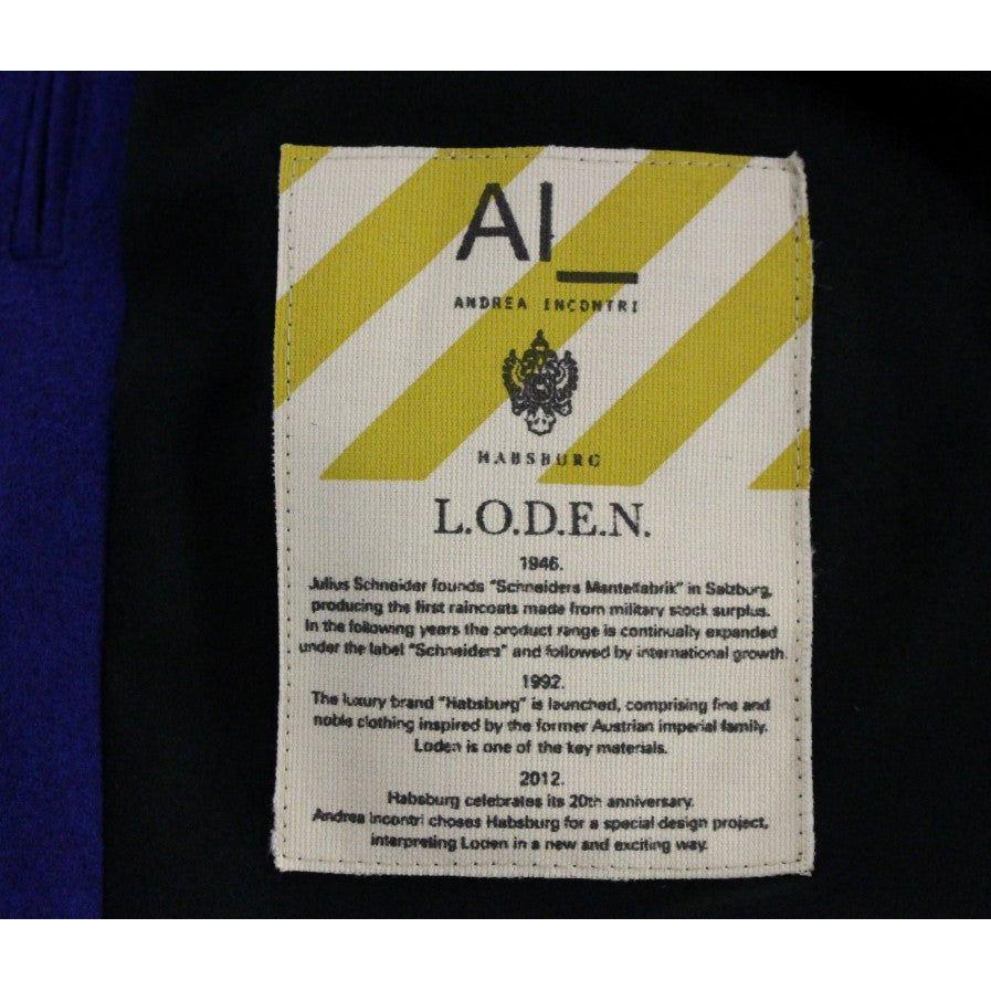 Andrea Incontri Habsburg Blue Green Wool Jacket Coat Coats & Jackets