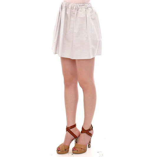 Andrea Incontri Chic White Mini Skirt - Elegant & Timeless Andrea Incontri Thistle