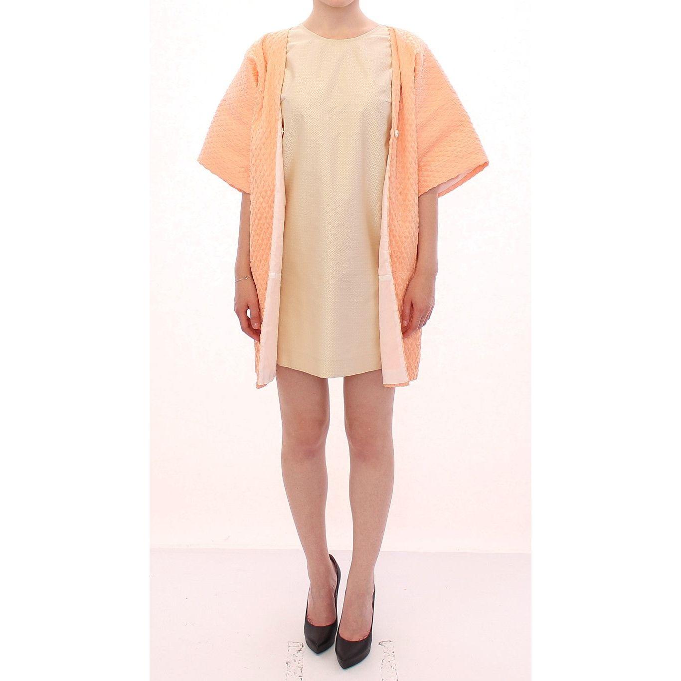 Andrea Incontri Pink Short Sleeves Jacket Coat Coats & Jackets