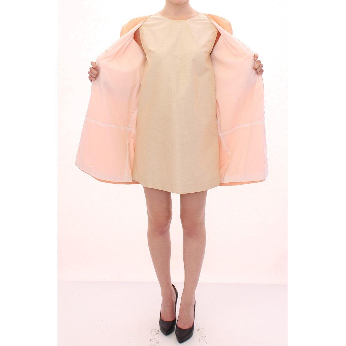 Andrea Incontri Pink Short Sleeves Jacket Coat