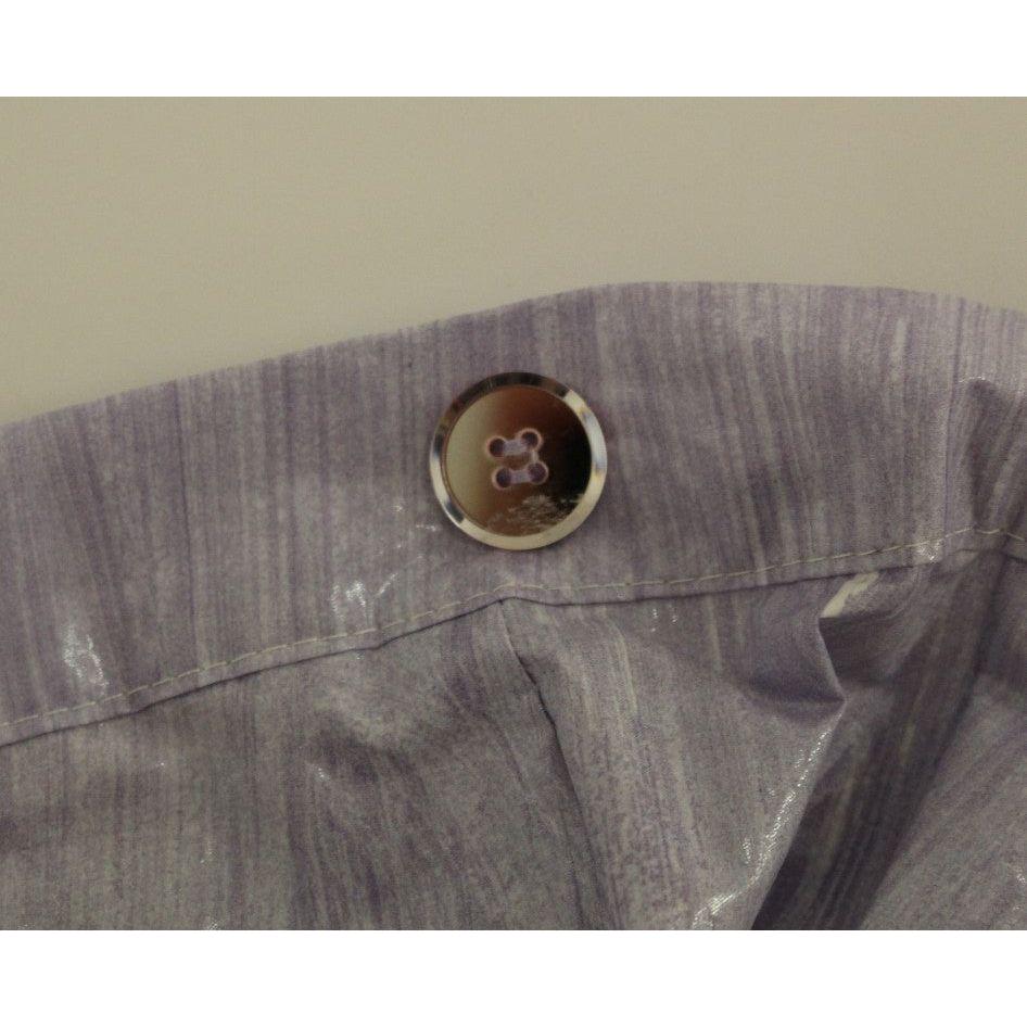 Licia Florio Purple Viscose Above-Knee Wrap Skirt GSS10163-2