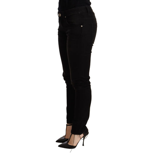 Acht Black Low Waist Skinny Denim Trouser PAN71244 -26