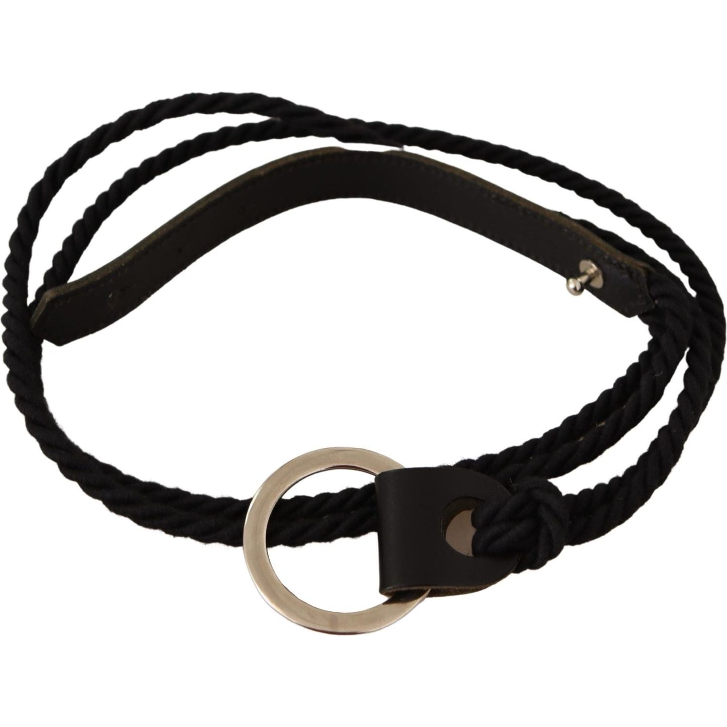 MILA SCHÖN Black Leather Slim Women Waistband Metal Buckle Belt WOMAN BELTS