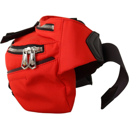 Givenchy Red Polyamide Downtown Large Bum Belt Bag