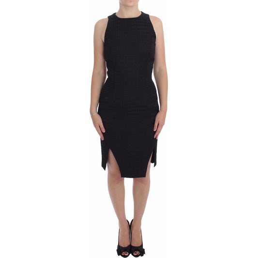 DAIZY SHELY Black Sheath Party Evening Knee Length Dress SIG17261- 40