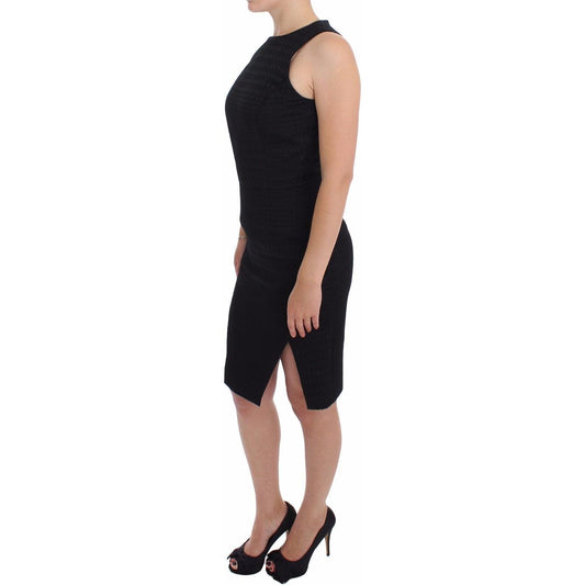DAIZY SHELY Black Sheath Party Evening Knee Length Dress SIG17261- 40