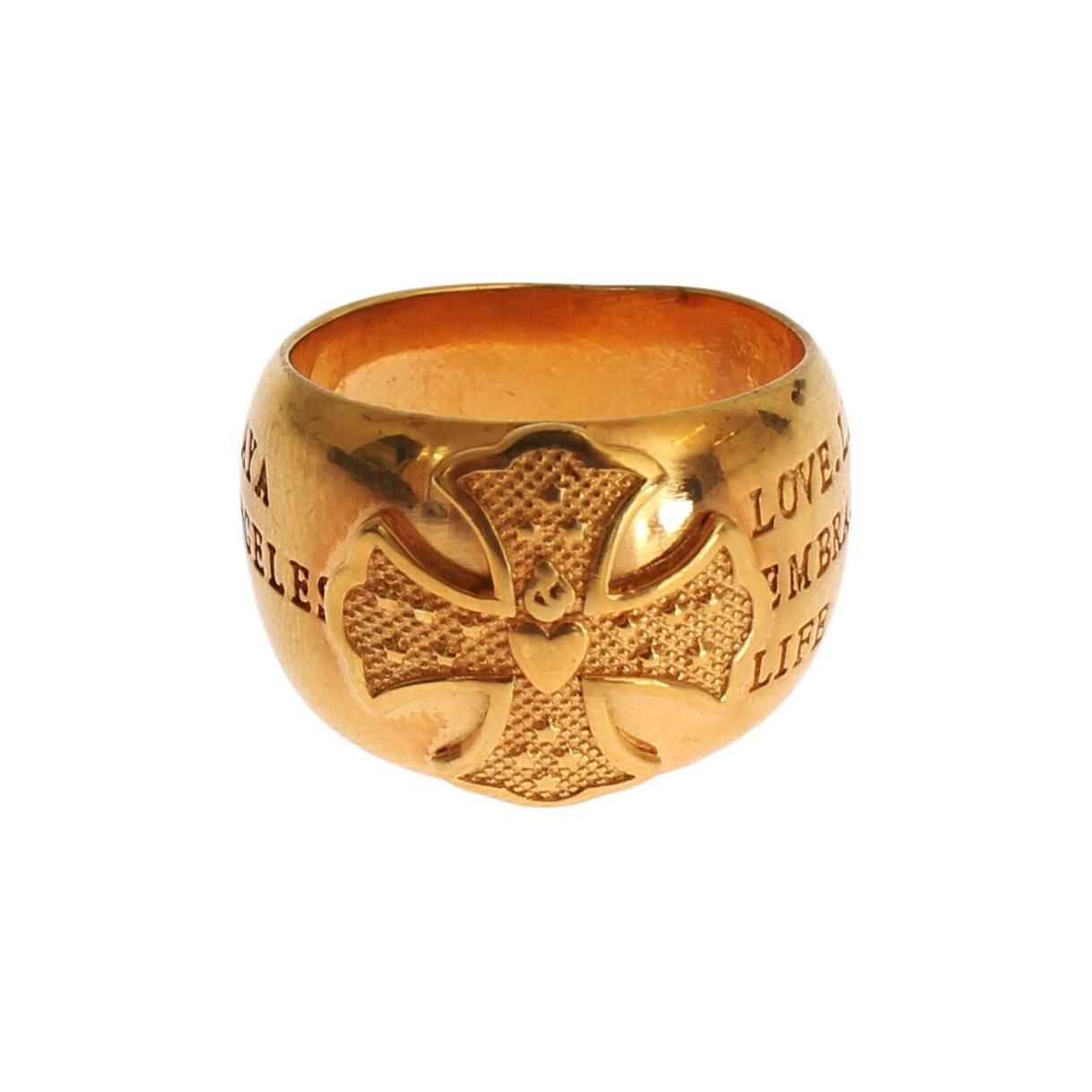Nialaya Gold Plated 925 Silver Womens Ring