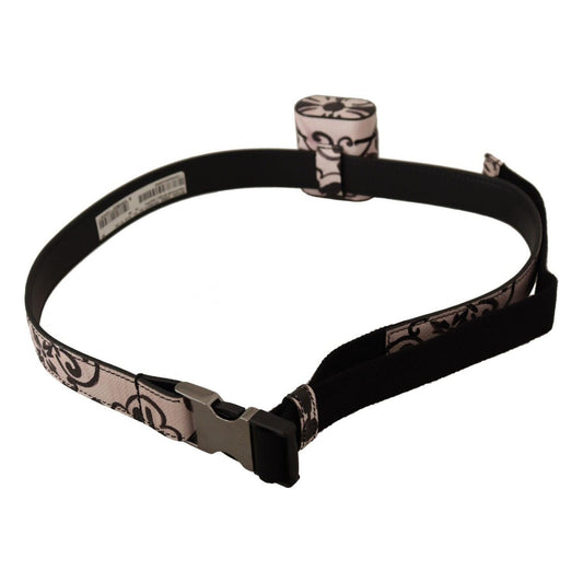 Dolce & Gabbana Chic Monochrome Leather Airpods Case leather accessories Dolce & Gabbana Gray