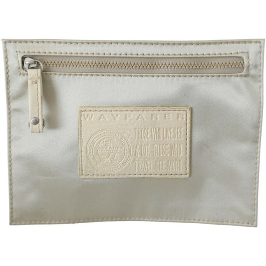 WAYFARER Elegant White Fabric Coin Wallet WOMAN WALLETS WAYFARER Dark Gray