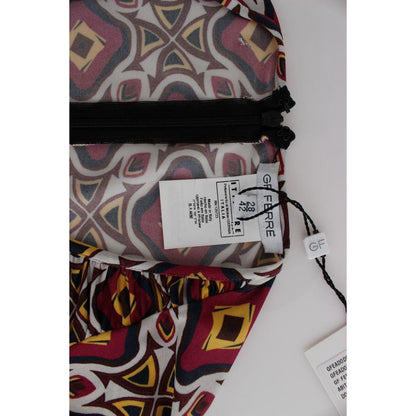 GF Ferre Multicolor Longsleeved Viscose Shift Dress