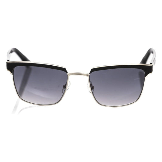 Frankie Morello Black Metallic Fiber Men Sunglass FR-22135