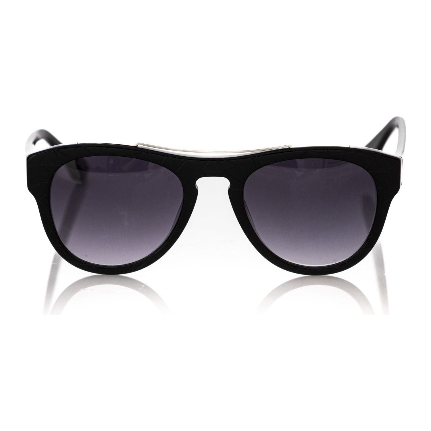 Frankie Morello Black Acetate Sunglass