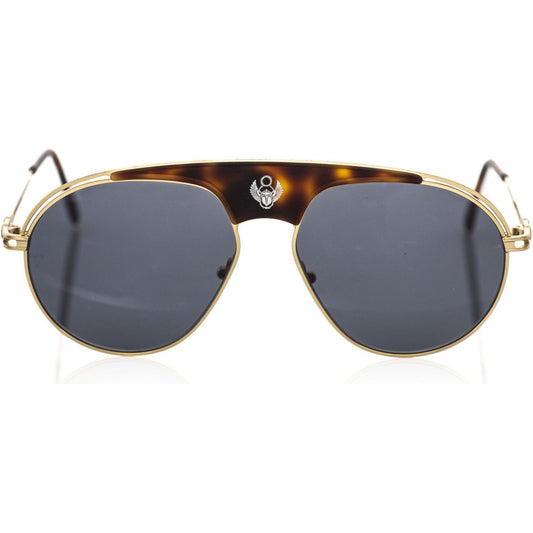 Frankie Morello Brown Metallic Sunglass for Men Frankie Morello Dim Gray