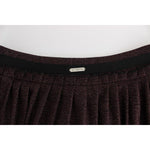 GF Ferre Purple Short Flannel Skirt SIG11527-2