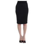 GF Ferre Black Straight Pencil Skirt SIG11528-5