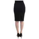 GF Ferre Black Straight Pencil Skirt SIG11528-5