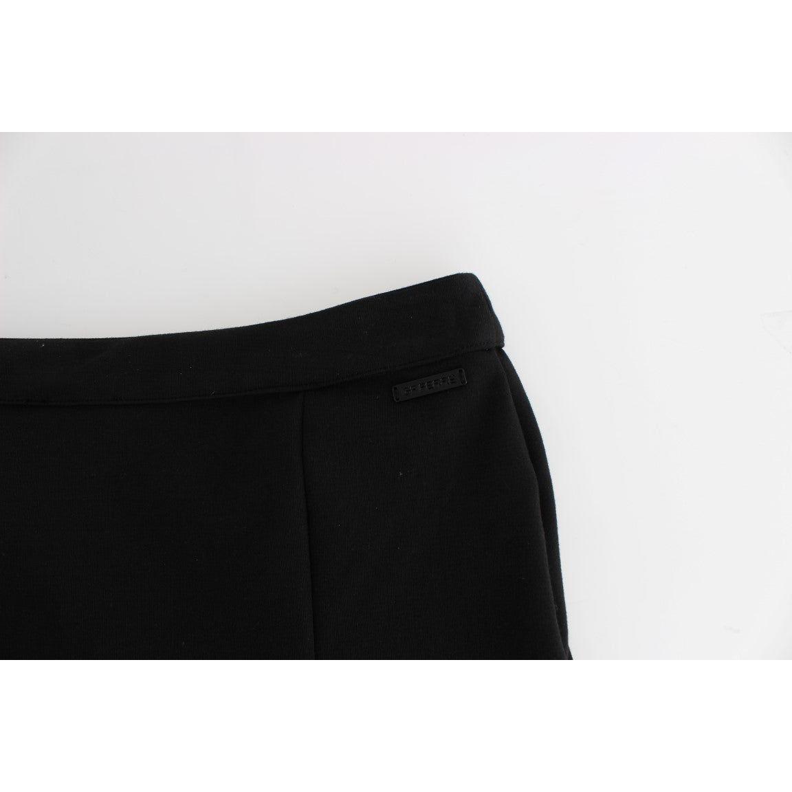 GF Ferre Black Straight Pencil Skirt
