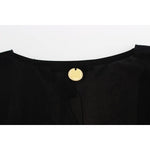 Roccobarocco Black Embellished Jersey Mini Sheath Short Dress SIG11564-2
