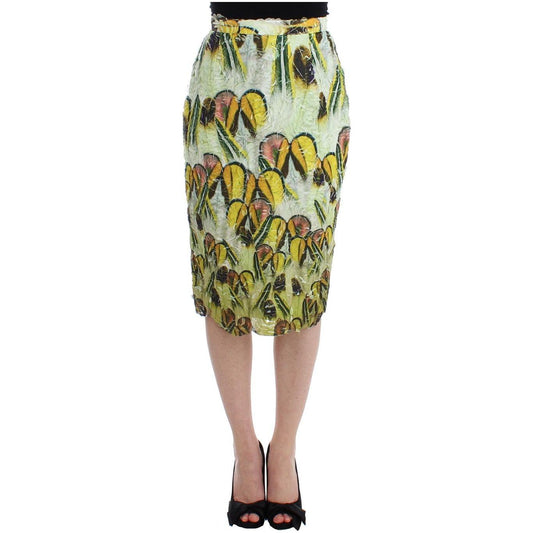 Lanre Da Silva Ajayi Multicolor Organza Pencil Skirt SIG12514-3