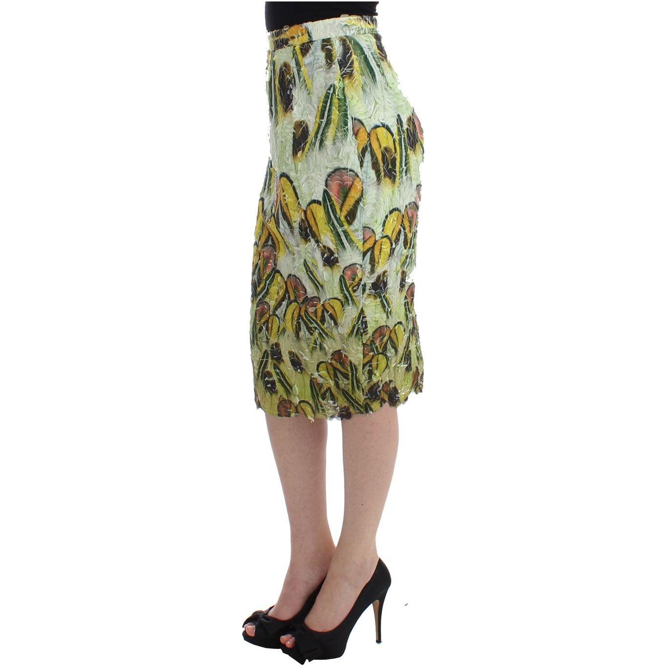 Lanre Da Silva Ajayi Multicolor Organza Pencil Skirt SIG12514-3