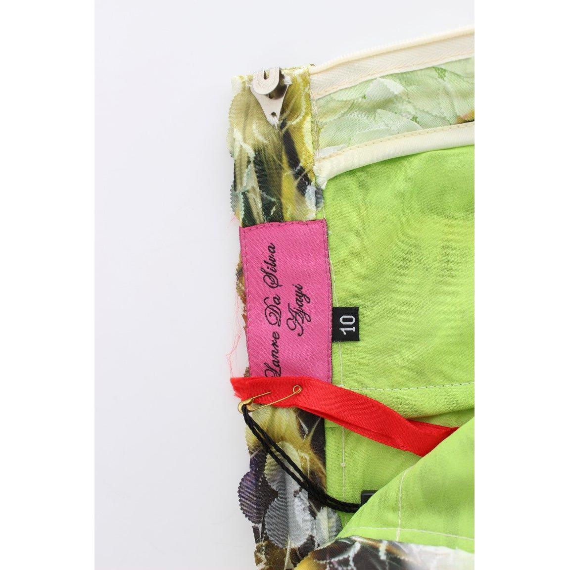 Lanre Da Silva Ajayi Multicolor Organza Pencil Skirt SIG12514-3