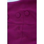 Barbara Casasola Purple Silk Sleeveless Blouse Top SIG12590-1