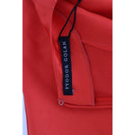 Fyodor Golan Red Mini Linen 3/4 Sleeve Sheath Dress SIG12596-2