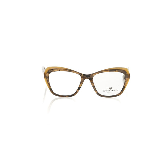 Frankie Morello Beige Acetate Glasses Frame