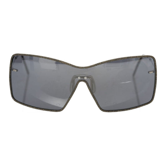 Frankie Morello Black Metallic Women Sunglass FR-22093