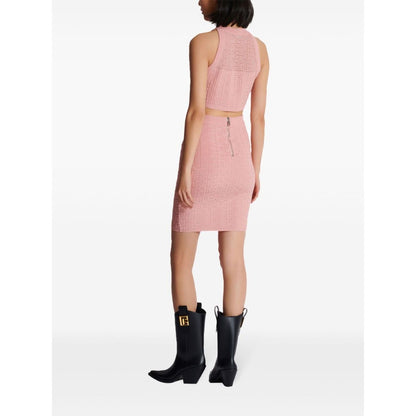 Balmain PB Labyrinth knit top Topwear