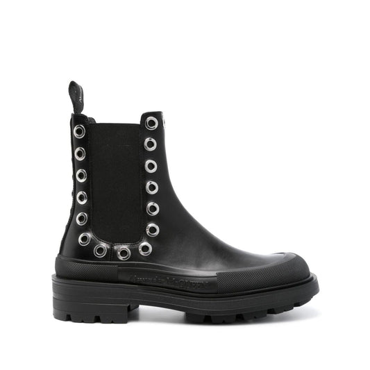 Alexander McQueen Chelsea Boots With Eyelets Boots
