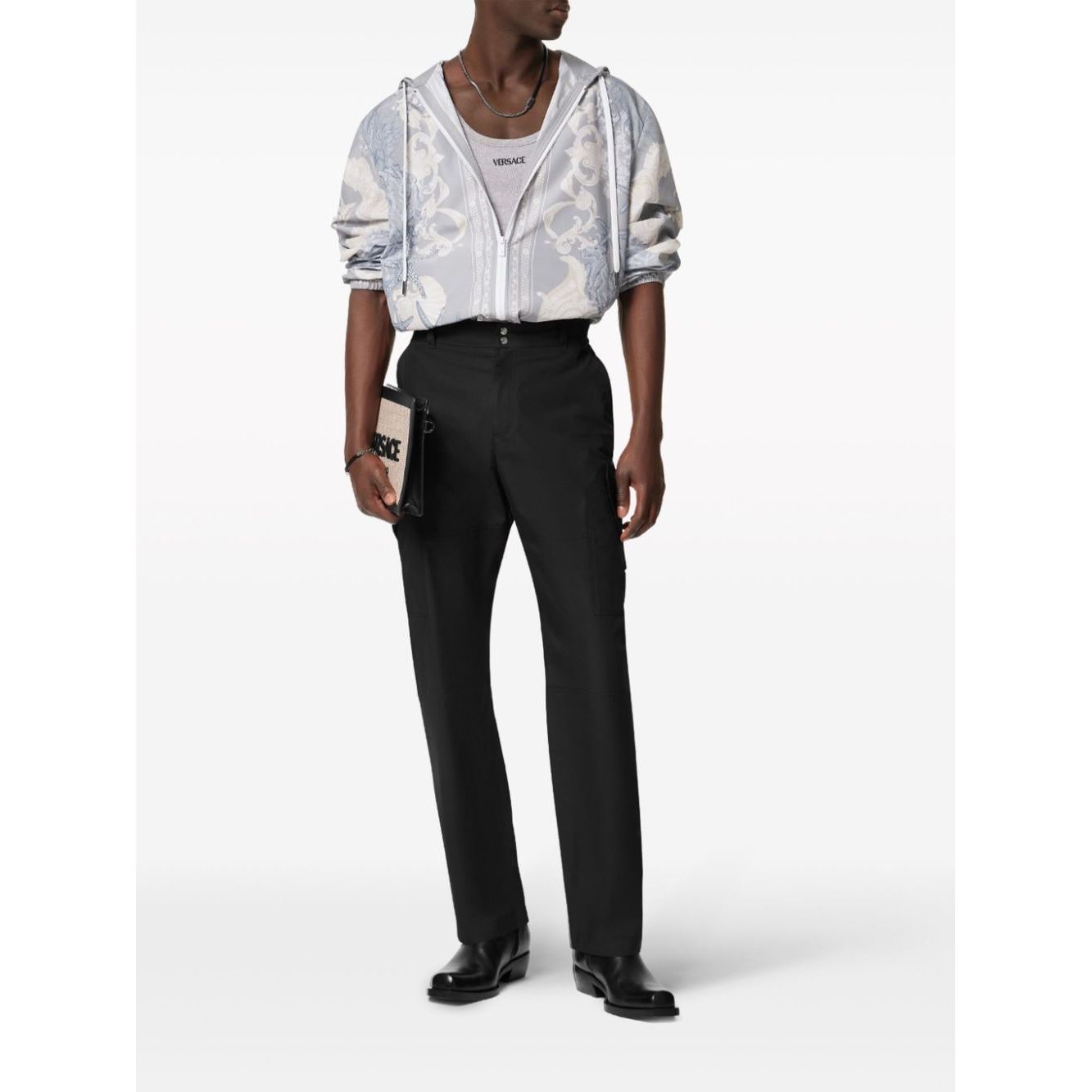 Versace Milano Stamp tailored trousers