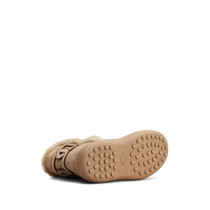 Tod's Kate suede and shearling ankle boots Boots