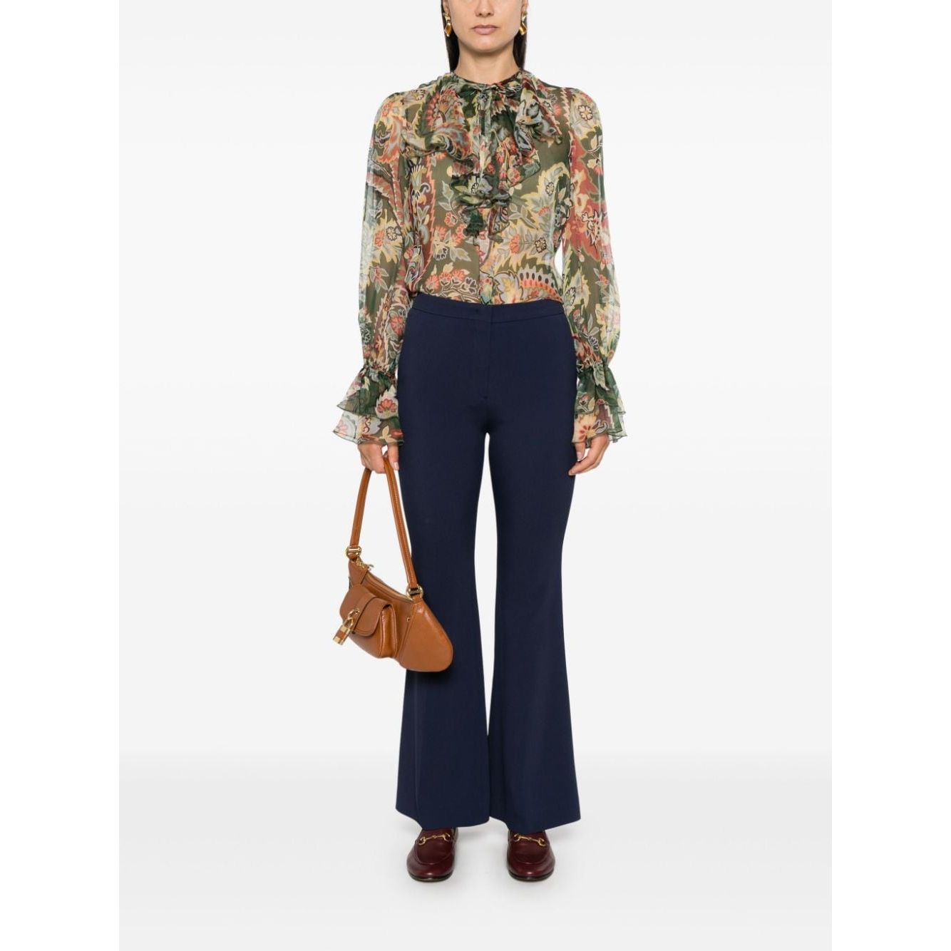 Etro Shirts Green Shirts