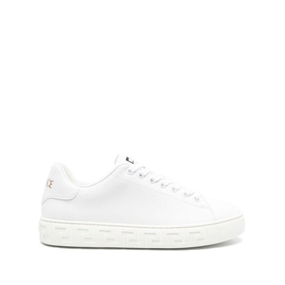 Versace greca faux leather sneakers