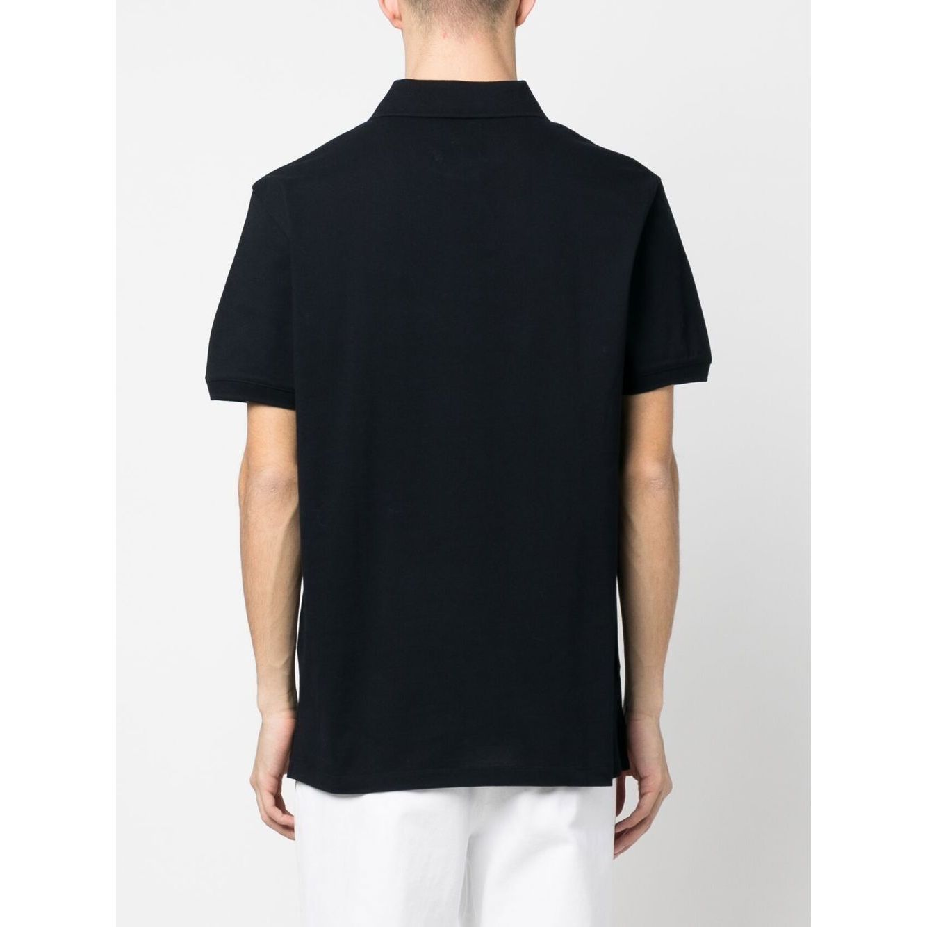 Emporio Armani logo-embroidered polo shirt