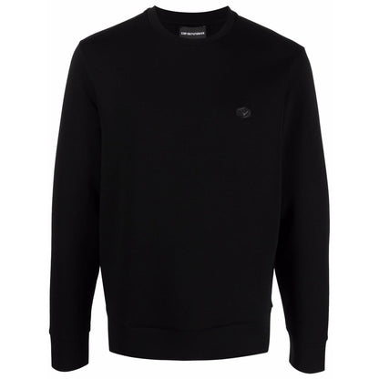 Emporio Armani logo-patch crew-neck Sweatshirt