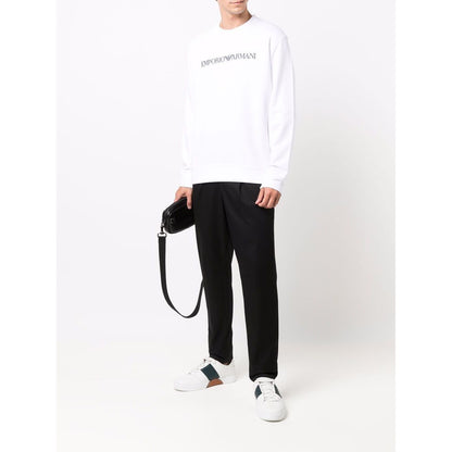 Emporio Armani Modal blend sweatshirt with logo print