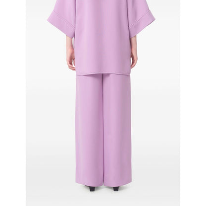 Valentino Silk Wide-Leg Trousers