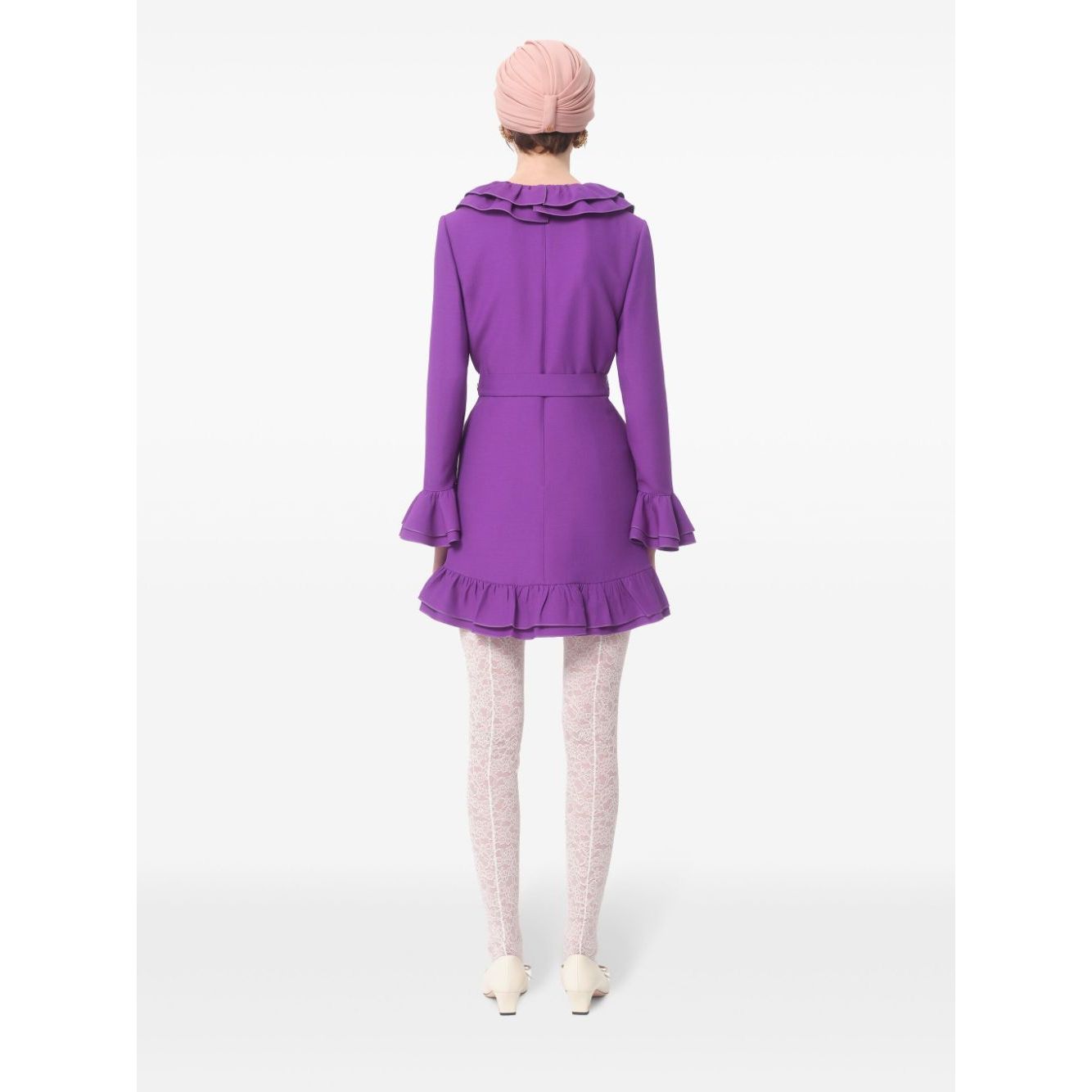 Valentino Crepe couture mini dress