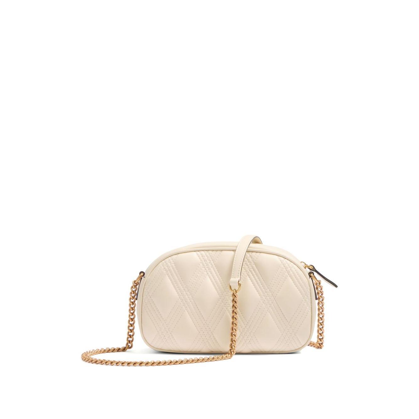 Front view with bag zipped and handles upright.