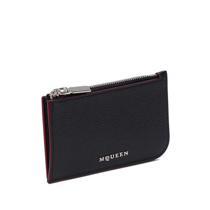 Alexander McQueen leather card case