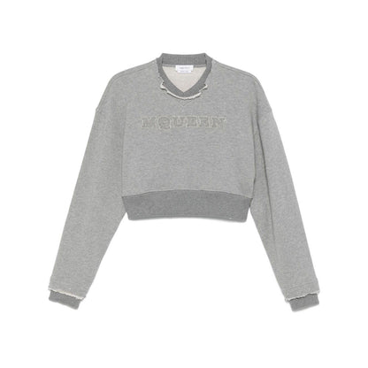 Alexander McQueen Sweaters Grey