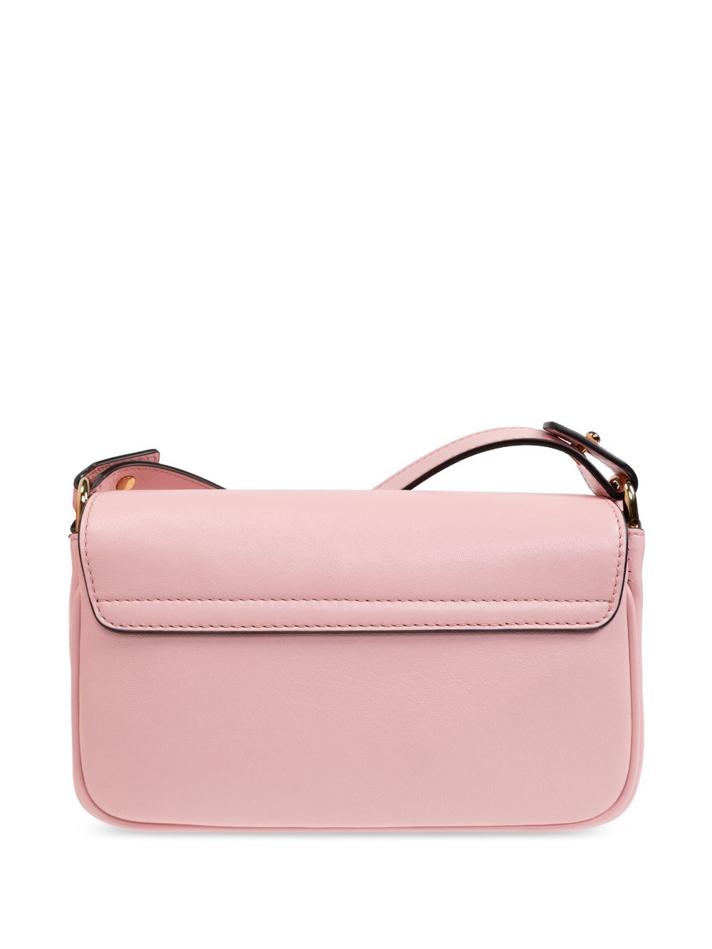 Front view with bag zipped and handles upright.
