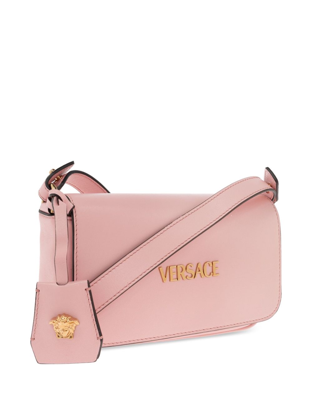 Front view with bag zipped and handles upright.