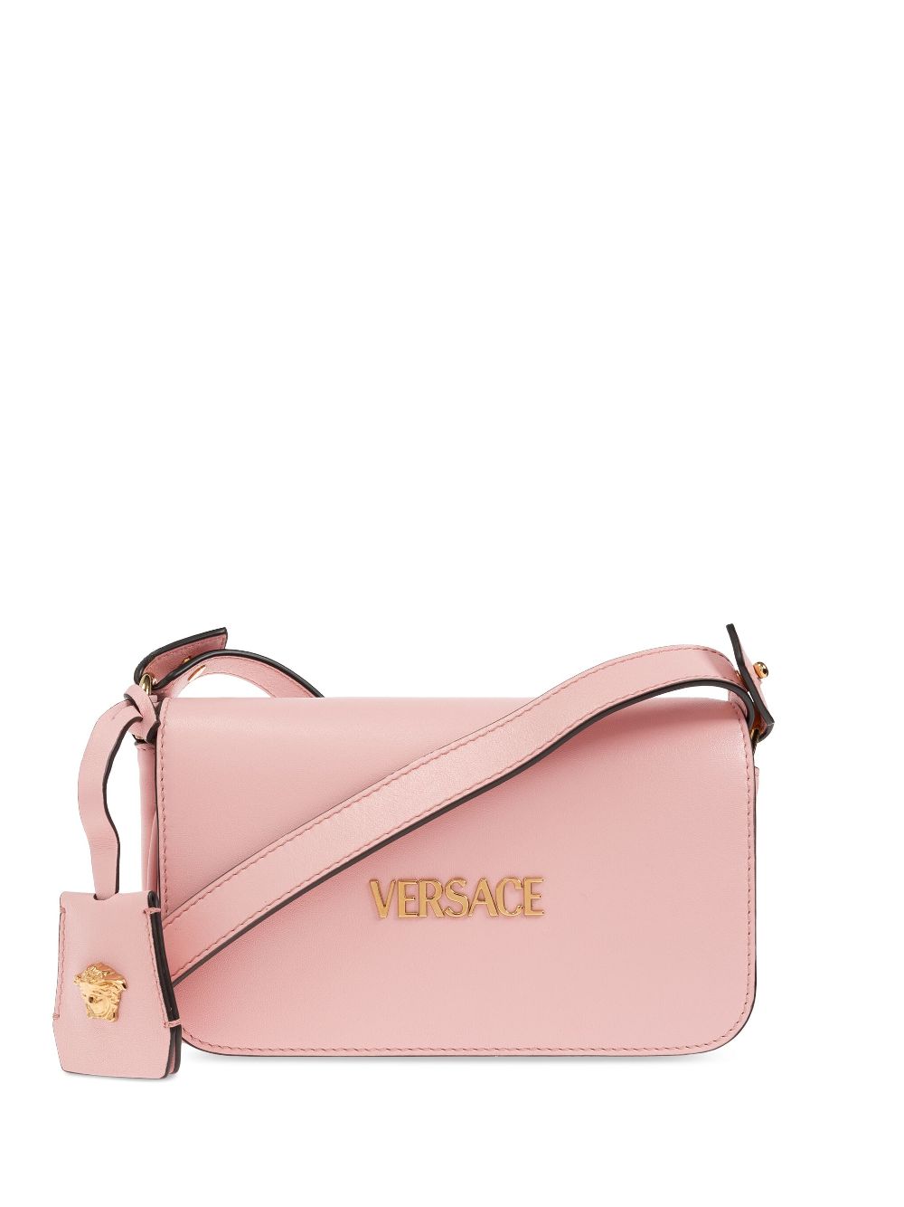 Front view with bag zipped and handles upright.