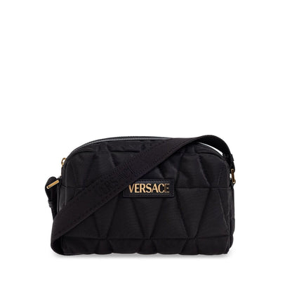 Versace shoulder bag with applied logo Shoulder