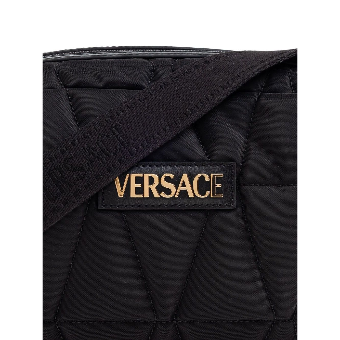 Versace shoulder bag with applied logo